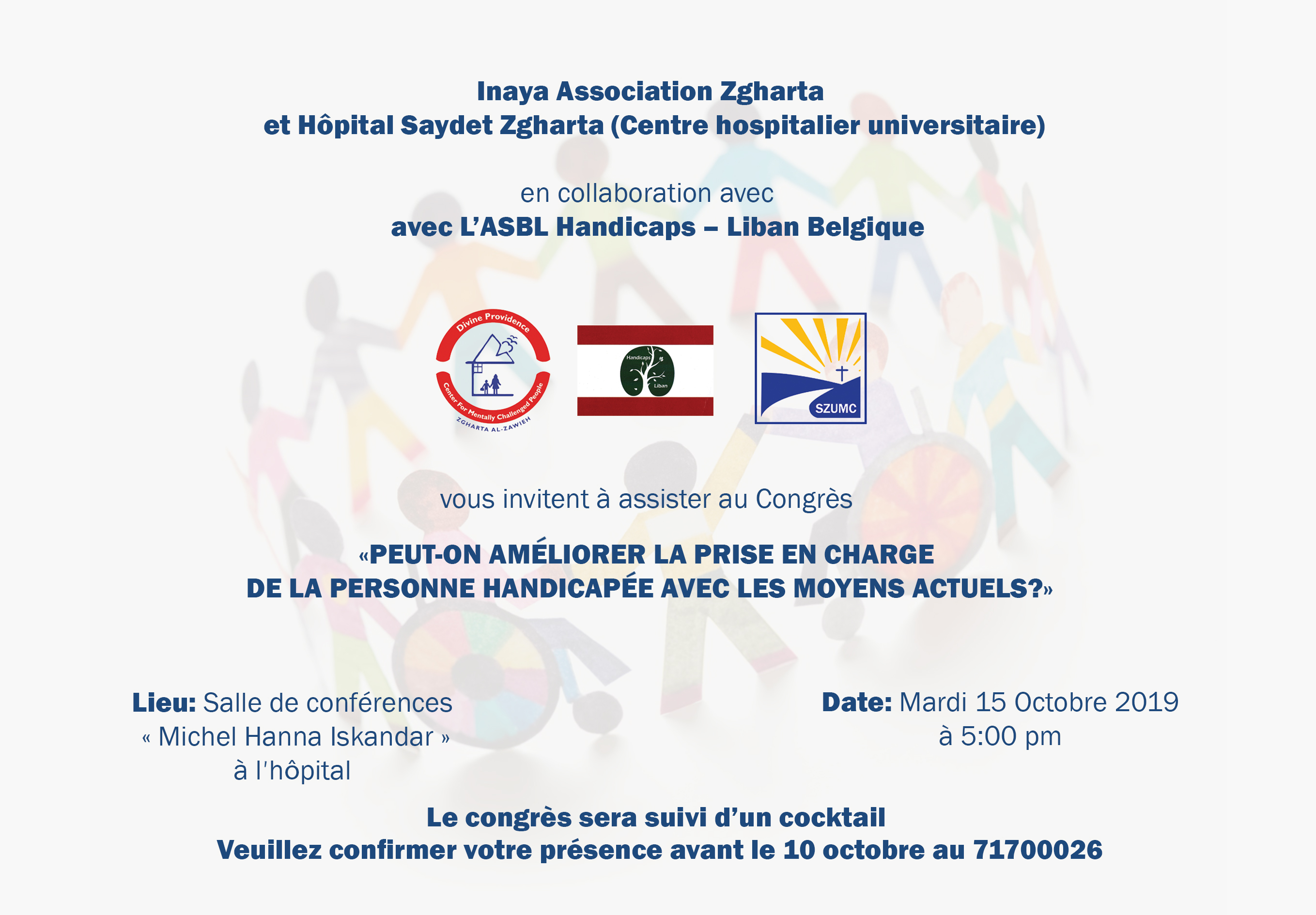 invitation congres handicaps liban