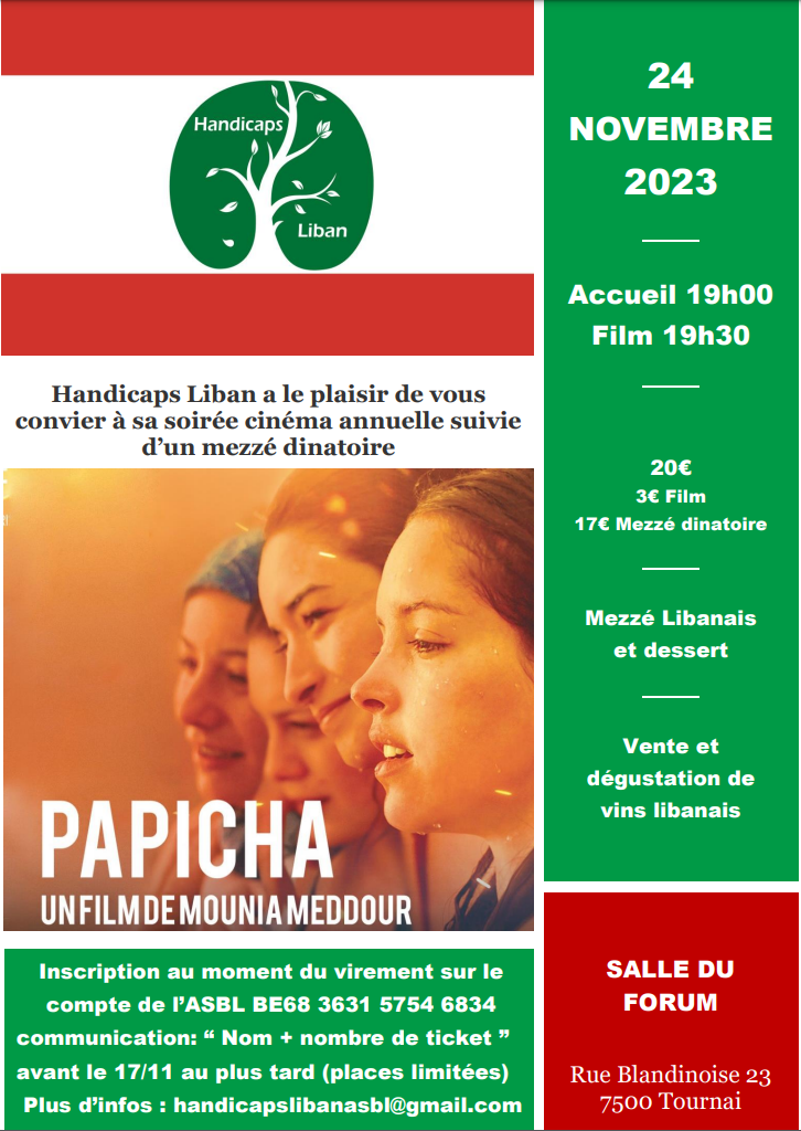 Soirée cinéma 24 Novembre 2023