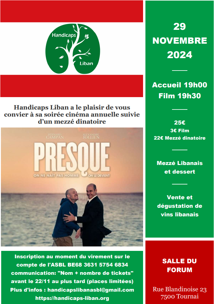 Soirée cinéma 29 Novembre 2024